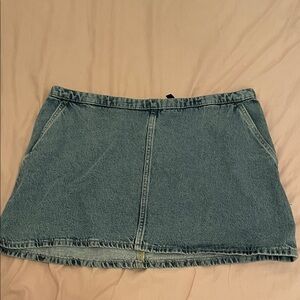 H&M Blue Denim Mini Skirt